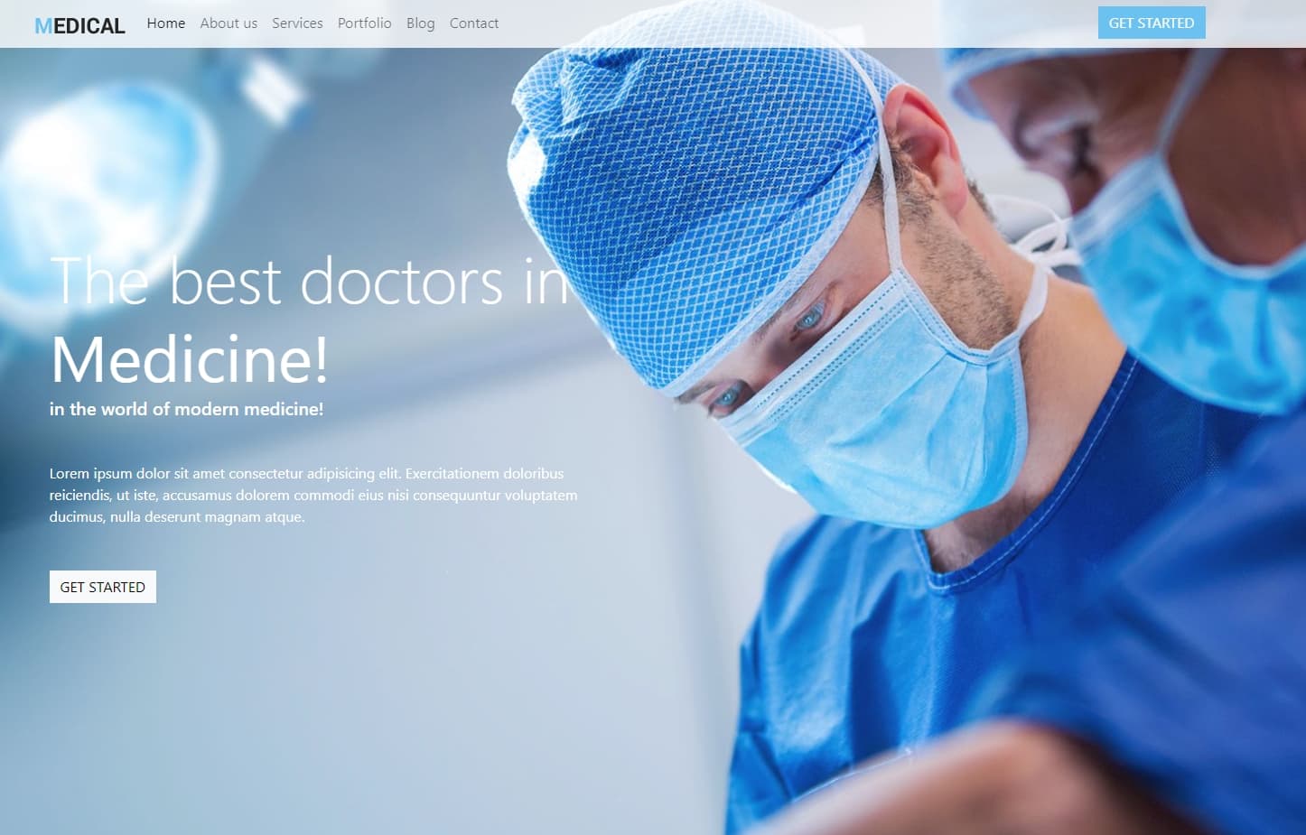 Medical Website Template 